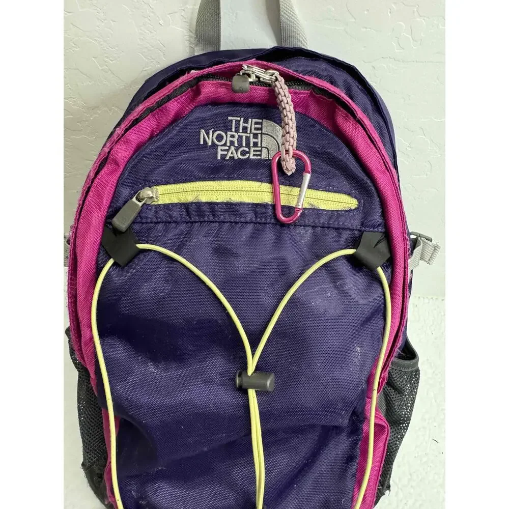 The‎ North Face Purple Pink Daypack Backpack Laptop Compartment School Hiking